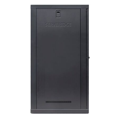 24RU Fully Assembled Wall Mount Cabinet | Locking Door & Adjustable Rails | Ideal for Limited Space | by SERVEREDGE