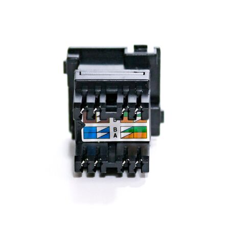 Cat6 UTP RJ45 Australian Style Jack | ISO/IEC 11801 Compliant | UL 94V-O Fire Rated | @Pack of 10 | by SERVEREDGE