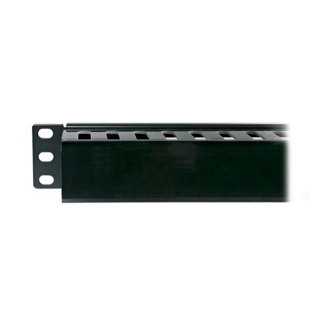 1RU Plastic Cable Management Rail | 24 Slots | Durable Material | Includes Mounting Hardware | by SERVEREDGE