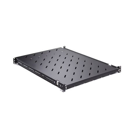1RU Sliding Shelf for 1000mm Deep Server | Steel Construction | Powder Coated Finish | Sliding Rails Included | by SERVEREDGE