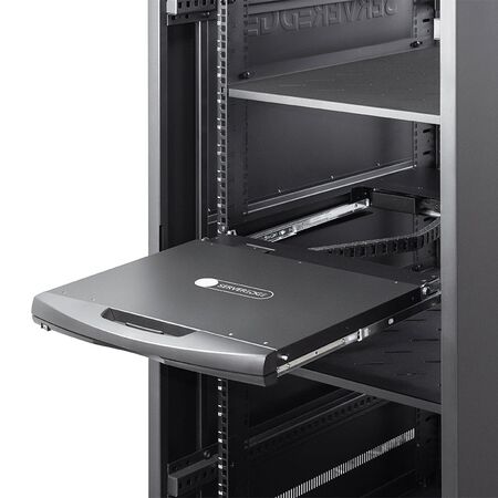 8-Port 19inch LCD KVM Switch | PS/2 & USB Support | Includes 8 Custom KVM Cables | by SERVEREDGE