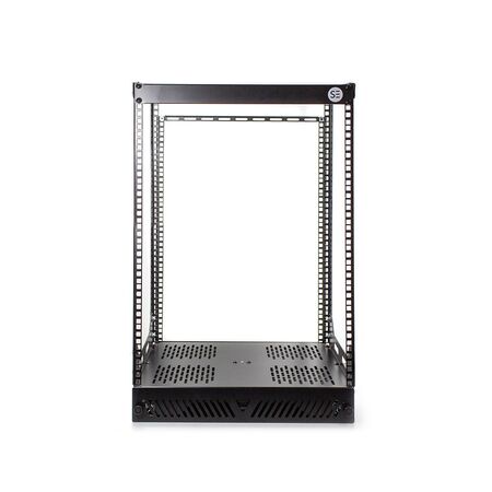 15RU Slide & Swivel Server Rack | Steel Construction | Ventilated Panels | Powder-Coated Finish | by SERVEREDGE
