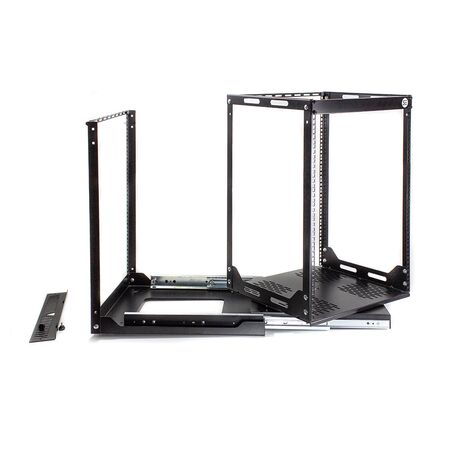 15RU Slide & Swivel Server Rack | Steel Construction | Ventilated Panels | Powder-Coated Finish | by SERVEREDGE