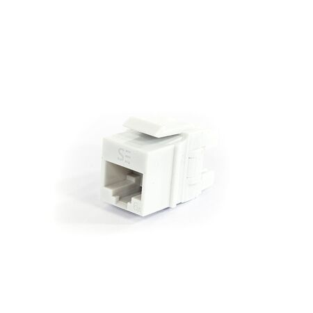 Universal Cat6A UTP RJ45 Modular Keystone Jack | Quick Tool Installation | 10 Gbps Data Rate | by SERVEREDGE