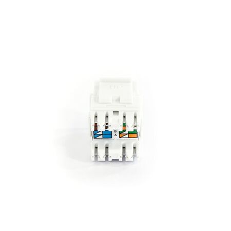 Universal Cat6A UTP RJ45 Modular Keystone Jack | Quick Tool Installation | 10 Gbps Data Rate | by SERVEREDGE