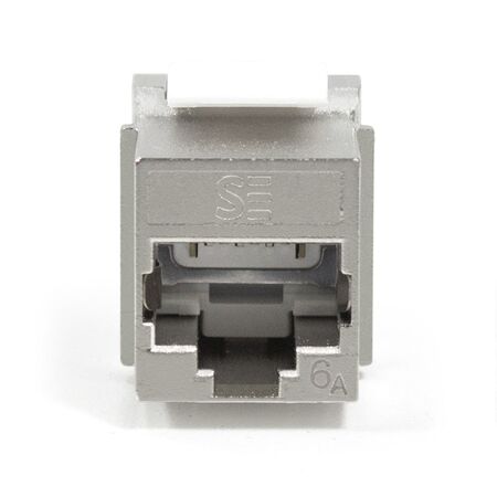 Universal Cat6A STP RJ45 Modular Keystone Jack | 10 Gbps Support | Easy Installation | by SERVEREDGE