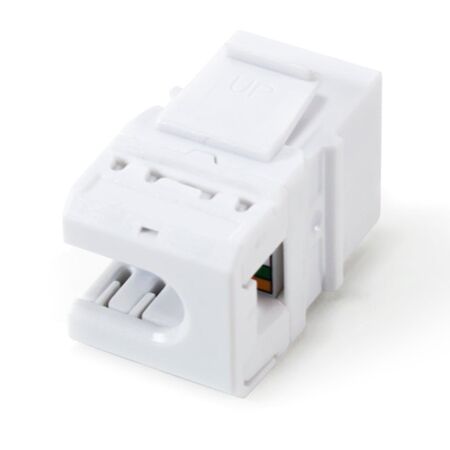 Serveredge Universal Cat6 UTP RJ45 Modular Keystone Jack | ISO/IEC Compliant | UL 94V-O Fire Rated | @Pack of 10 | by SERVEREDGE