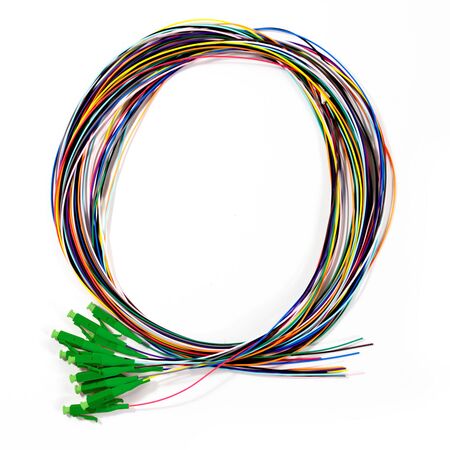 Fibre Optic Pigtail OS2 | 2M Length | 12 Fibres | LC Connector | by SERVEREDGE