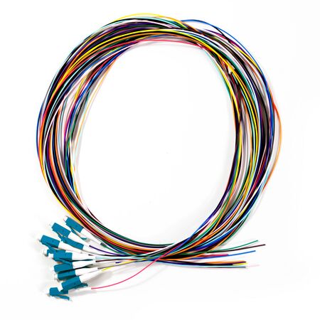 Serveredge LC Pigtail OS2 | 2M Length | 12 Fibres | UL Approved | by SERVEREDGE