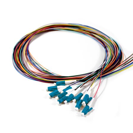 Serveredge LC Pigtail OS2 | 2M Length | 12 Fibres | UL Approved | by SERVEREDGE