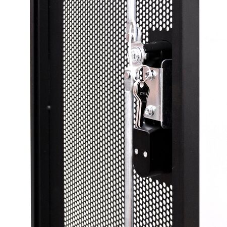 Serveredge 42RU Perforated Mesh Split Rear Door | 800mm Wide | Optimal Airflow & Easy Access | by SERVEREDGE