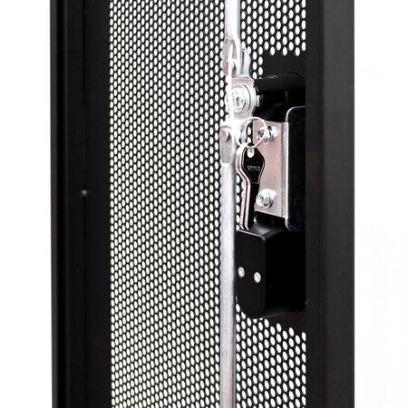 Serveredge 42RU 600mm Wide Perforated Mesh Split Rear Door | Optimal Airflow | Easy Access Design | by SERVEREDGE