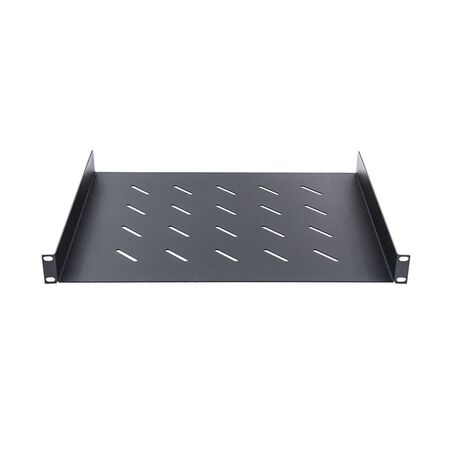 1RU Cantilever Fixed Shelf | 350mm Depth | Steel Construction | Robust Support | by SERVEREDGE