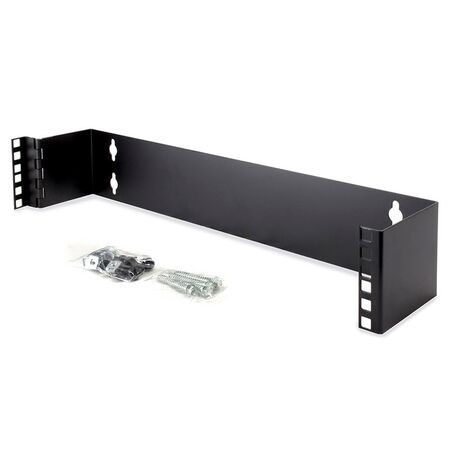 2RU 19 Inch Wall Mount Bracket | Compact 102mm Depth | Robust Steel Construction | Powder Coated Finish | by SERVEREDGE
