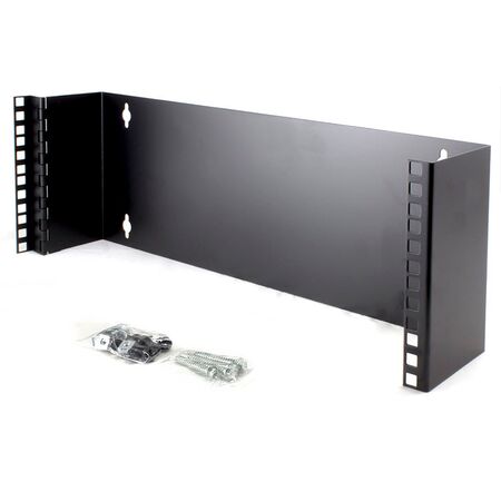4RU 19 Inch Wall Mount Bracket | 102mm Deep | Steel Construction | Powder Coated Finish | by SERVEREDGE