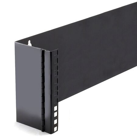 4RU 19 Inch Wall Mount Bracket | 102mm Deep | Steel Construction | Powder Coated Finish | by SERVEREDGE