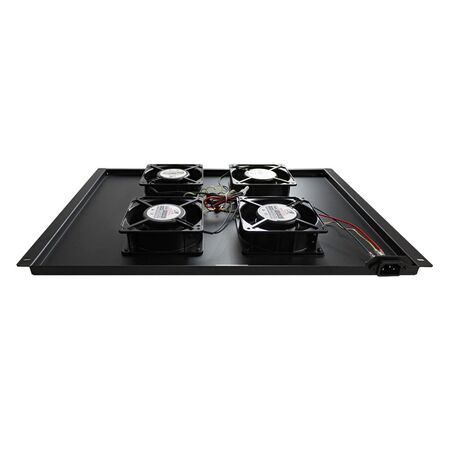 Serveredge Roof Mount Fan Kit | 4-Way Configuration | Designed for 800mm Deep Racks | Includes Mounting Hardware | by SERVEREDGE