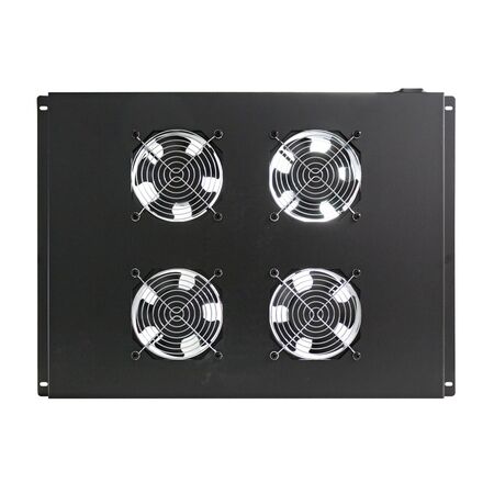 Serveredge Roof Mount Fan Kit | 4-Way Configuration | Designed for 800mm Deep Racks | Includes Mounting Hardware | by SERVEREDGE