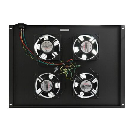 Serveredge Roof Mount Fan Kit | 4-Way Configuration | Designed for 800mm Deep Racks | Includes Mounting Hardware | by SERVEREDGE