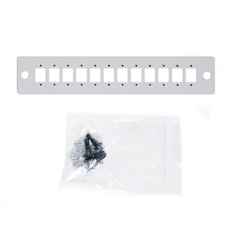 12 Port LC Duplex Face Plate | High-Density Fiber Connections | Durable Design | by SERVEREDGE