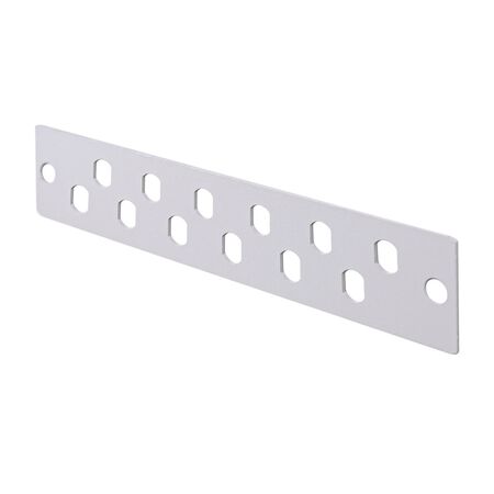12 Port ST Fiber Optic Face Plate | Durable Plastic | Smooth Surface | by SERVEREDGE