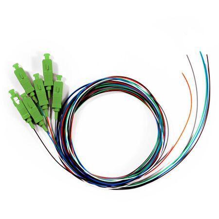 Serveredge SCA Pigtail OS2 | 2M Length | 6 Fibres | UL Approved | by SERVEREDGE