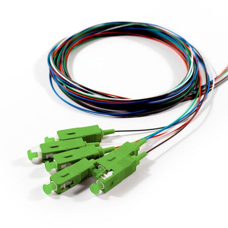 Serveredge SCA Pigtail OS2 | 2M Length | 6 Fibres | UL Approved | by SERVEREDGE