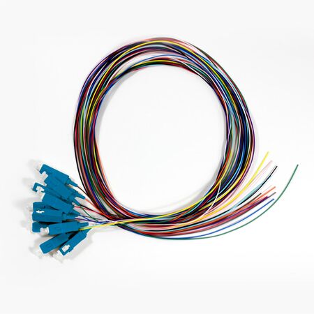 Serveredge SC Pigtail OS2 | 12 Fibres | 2 Meters Length | UL Approved | by SERVEREDGE