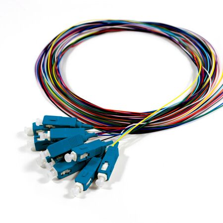 Serveredge SC Pigtail OS2 | 12 Fibres | 2 Meters Length | UL Approved | by SERVEREDGE