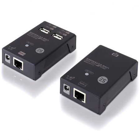 USB 2.0 4-Port Rangeboost Ethernet Extender | 50m Extension | Plug and Play | by SERVEREDGE