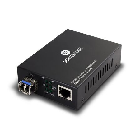 Single Mode Duplex Media Converter | Low Latency & High Throughput | 1310 nm Wavelength | by SERVEREDGE