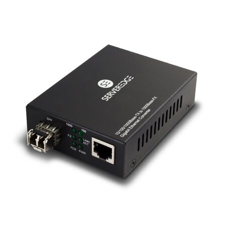 Serveredge Multi Mode Duplex Media Converter | Low Latency < 4.2 μs | High Throughput 1,488,110 pps | by SERVEREDGE