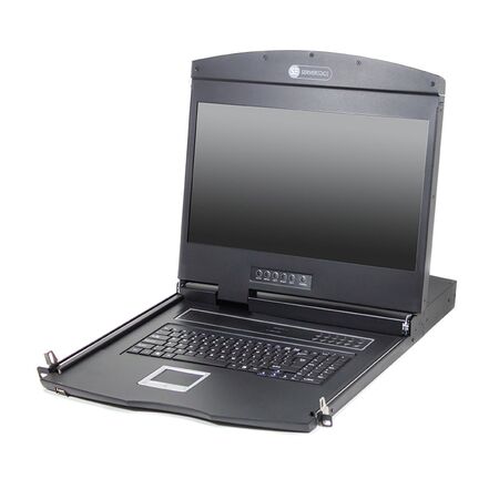 8-Port 19inch LCD KVM Switch | PS/2 & USB Support | Includes 8 Custom KVM Cables | by SERVEREDGE