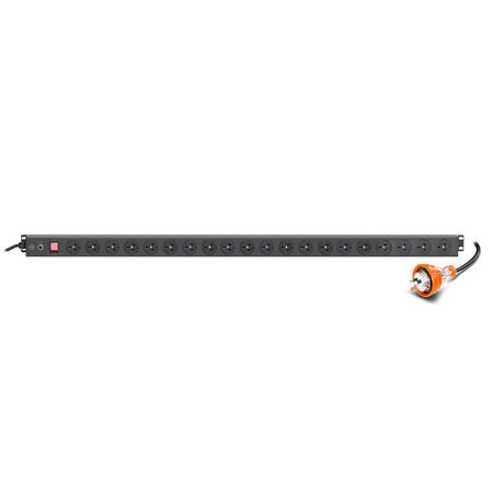 Serveredge Basic Vertical 20 Port 15A PDU | 20 x 10A AUS GPO Outputs | 15A Captive Plug Input | by SERVEREDGE