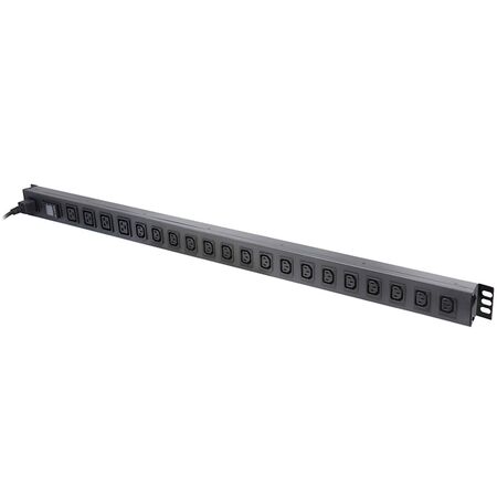 Vertical 20 Port PDU | 16 IEC C13 Outlets | Basic Metered Power Monitoring | by SERVEREDGE