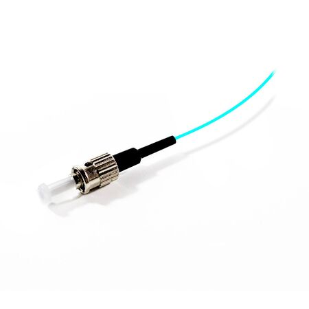 Serveredge ST Pigtail Multimode OM3 | 2 Meters Length | 6 Fibres | Aqua Jacket | by SERVEREDGE