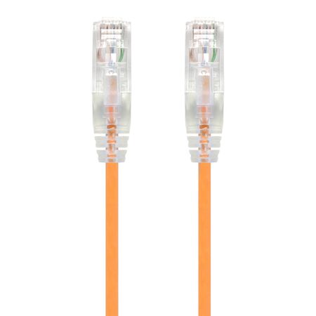 5m Orange Ultra Slim Cat6 Network Cable | 28AWG | UTP | 50u Gold Plated Connectors | by SERVEREDGE