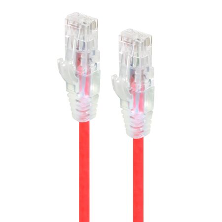 Ultra Slim Cat6 Network Cable | 28AWG | 50u Gold Plated Connectors | Flexible Design | @Each by SERVEREDGE