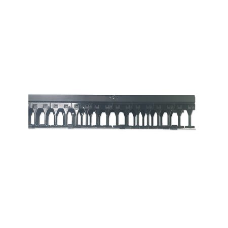 42RU Vertical Cable Manager | Compatible with 4 & 2 Post Racks | Durable Construction | Efficient Cable Routing | by SERVEREDGE