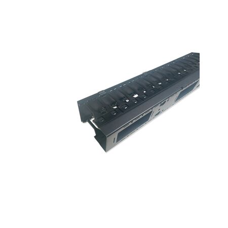 42RU Vertical Cable Manager | Compatible with 4 & 2 Post Racks | Durable Construction | Efficient Cable Routing | by SERVEREDGE