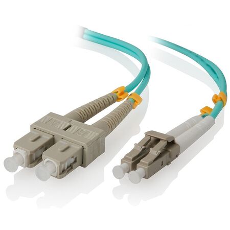 10G Multi Mode Duplex LSZH Fibre Cable | 50/125 Microns | 1m Length | @Each by SERVEREDGE