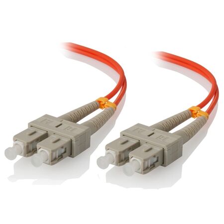 Multi Mode Duplex LSZH Fibre Cable 62.5/125 OM1 | 2m Length | 100% Optically Tested | by SERVEREDGE