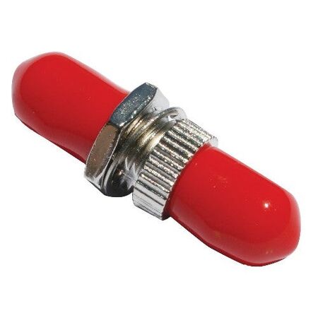 ST Female to ST Female Single Mode Simplex Fibre Adapter | Durable Metal Housing | Low Insertion Loss | by SERVEREDGE