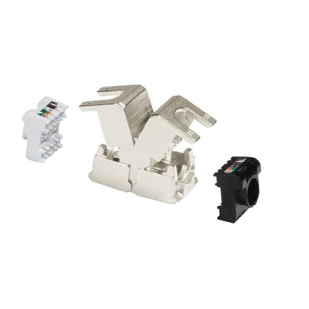 Cat6A Shielded In-Line Coupler | 10 Gbps Support | EMI Protection | by SERVEREDGE