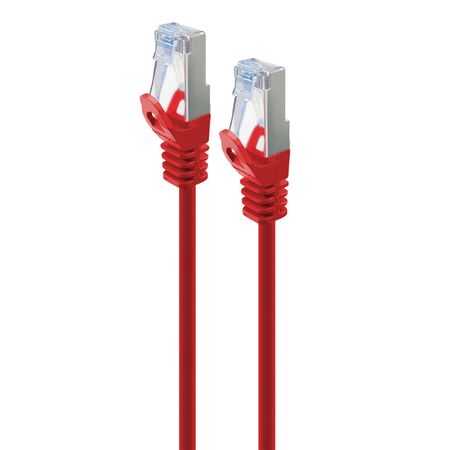 CAT6A Slim S/FTP Network Cable | 10G Support | Red Color | 30 AWG | by SERVEREDGE