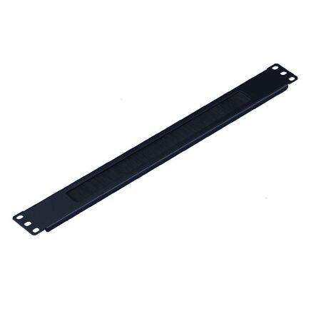 1RU 19" Brush Panel | Nylon Bristles | Steel Powder Coat Finish | by SERVEREDGE