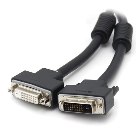 4K DVI-D Dual Link Extension Video Cable | 5m Length | Gold-Plated Contacts | Male to Female Connector | by SERVEREDGE