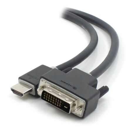 3m DVI-D to HDMI Cable | Male to Male | 30 AWG & 4.95 Gbps | 1080p/60 Support | by SERVEREDGE