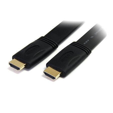 2m Flat High Speed HDMI Cable | Male to Male | Ethernet Support | Easy Routing | by SERVEREDGE