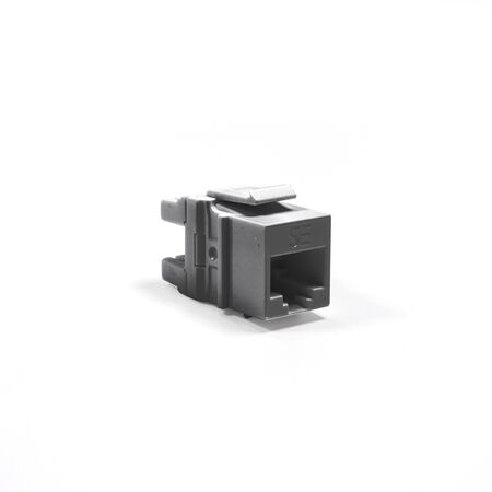 Serveredge Universal Cat6 UTP RJ45 Modular Keystone Jack | QUICK TOOL Compatible | Black | @Pack of 10 | by SERVEREDGE